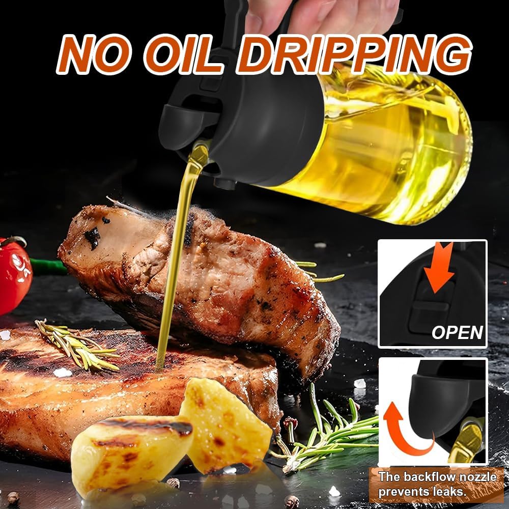 Yanvo OilMaster™ 2 en 1 – Dispensador de Aceite Inteligente 500 ml